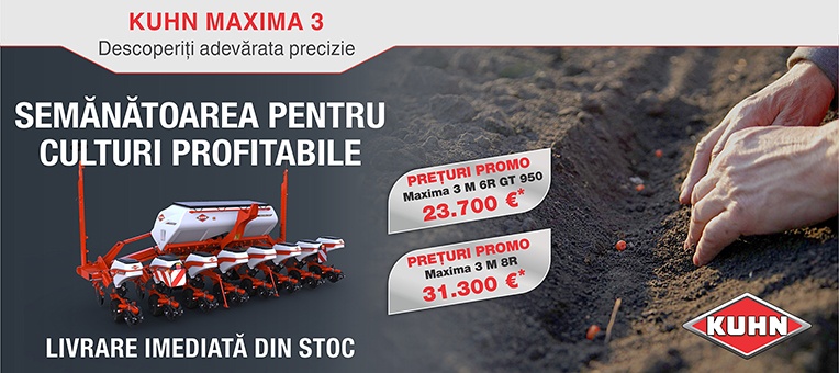 KUHN MAXIMA 3 – SEMĂNĂTOAREA PENTRU CULTURI PROFITABILE