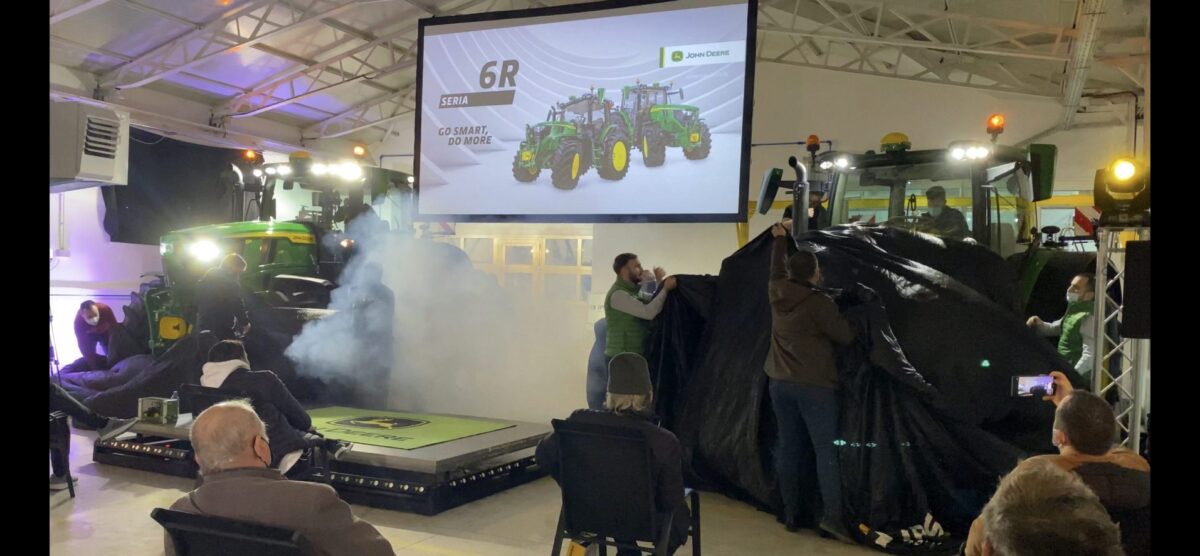 IPSO Agricultură a lansat oficial noile tractoare John Deere din Seria 6R pe piața din România