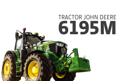 Tractor John Deere 6195M