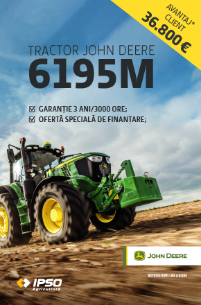 Tractor John Deere 6195M