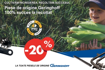 Alege piese de origine Geringhoff pentru siguranța și performanța utilajului tău