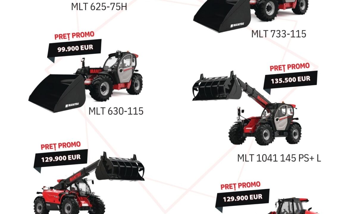 Profită de Prețurile Promoționale la Telescopice Manitou – Economisește până la 19.900 EUR!