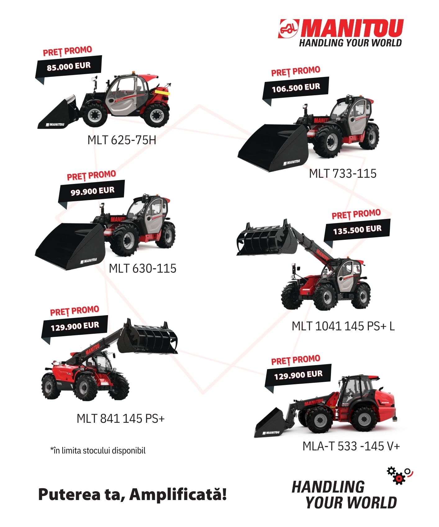 Profită de Prețurile Promoționale la Telescopice Manitou – Economisește până la 19.900 EUR!