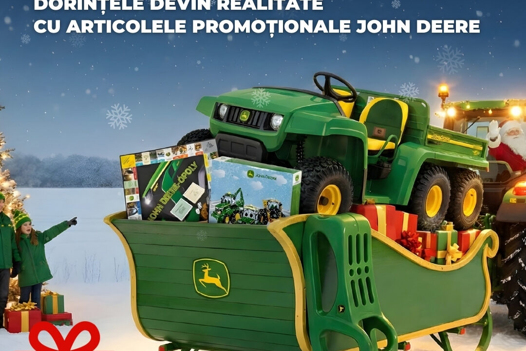 Sărbătorește Crăciunul cu John Deere – Visul începe sub brad!